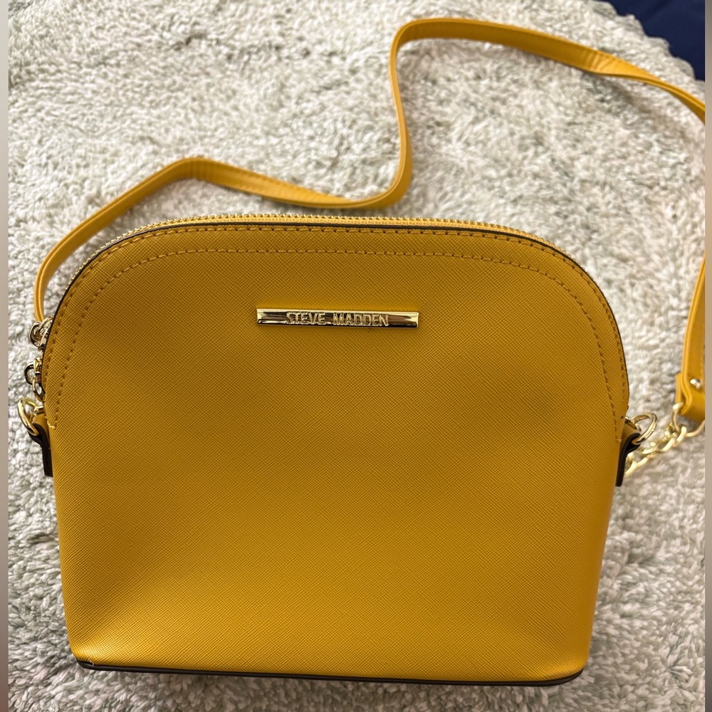 Steve Madden Mustard Crossbody Bag